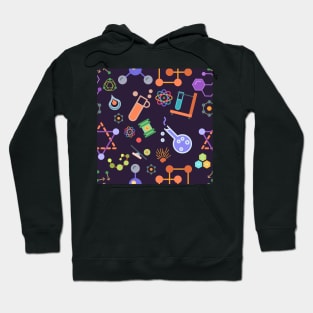 Chemistry Science Pattern Hoodie